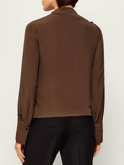 Blusa con drappeggio sulla spalla Patrizia Pepe