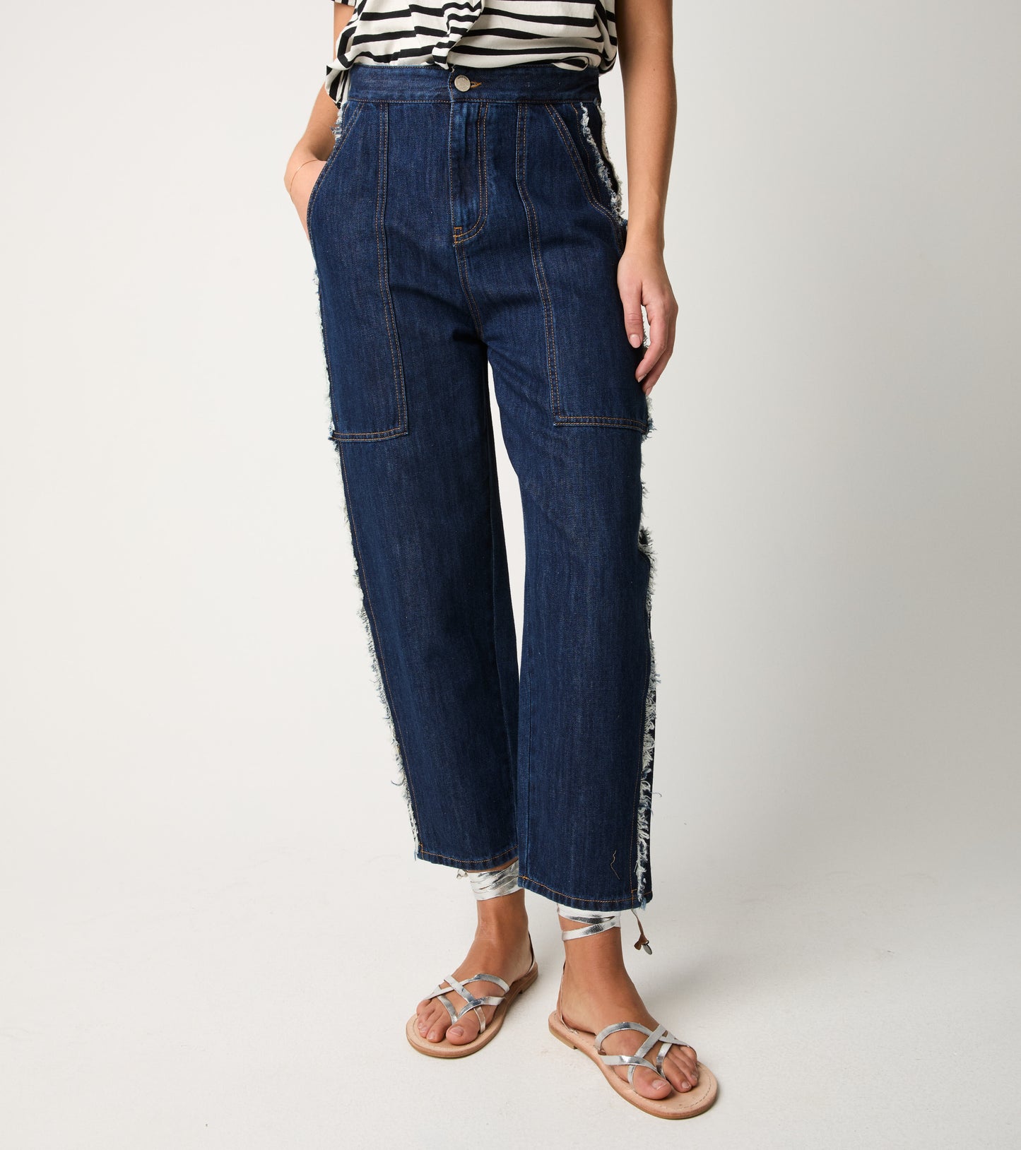 Jeans sfrangiato Alessia Santi