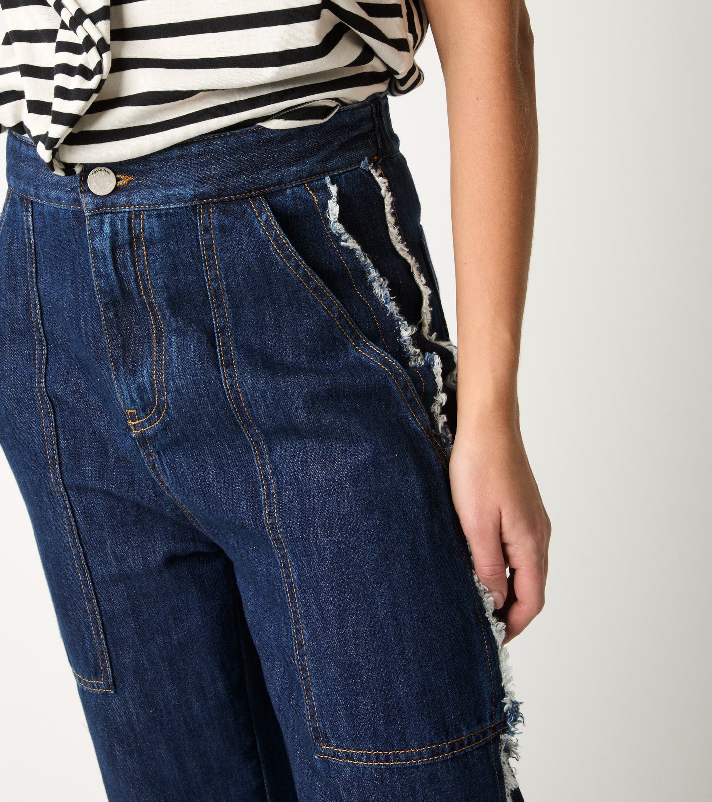 Jeans sfrangiato Alessia Santi