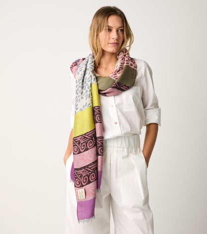 Sciarpa foulard patchwork Alessia Santi