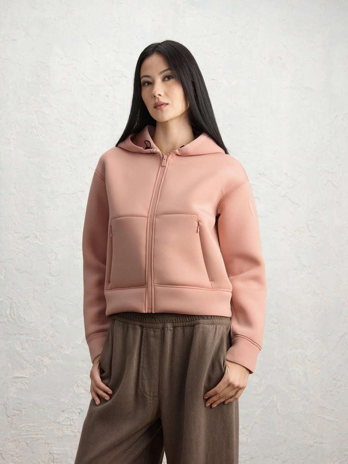 Felpa in neoprene con cappuccio SAVILLE Blauer