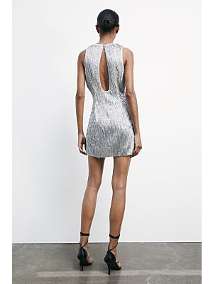 Abito mini in tulle con pailettes Patrizia Pepe