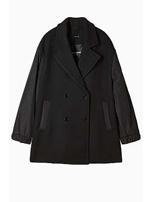 Giaccone doppio petto mix tessuto Patrizia Pepe