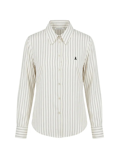 Camicia taglio maschile a righe Patrizia Pepe