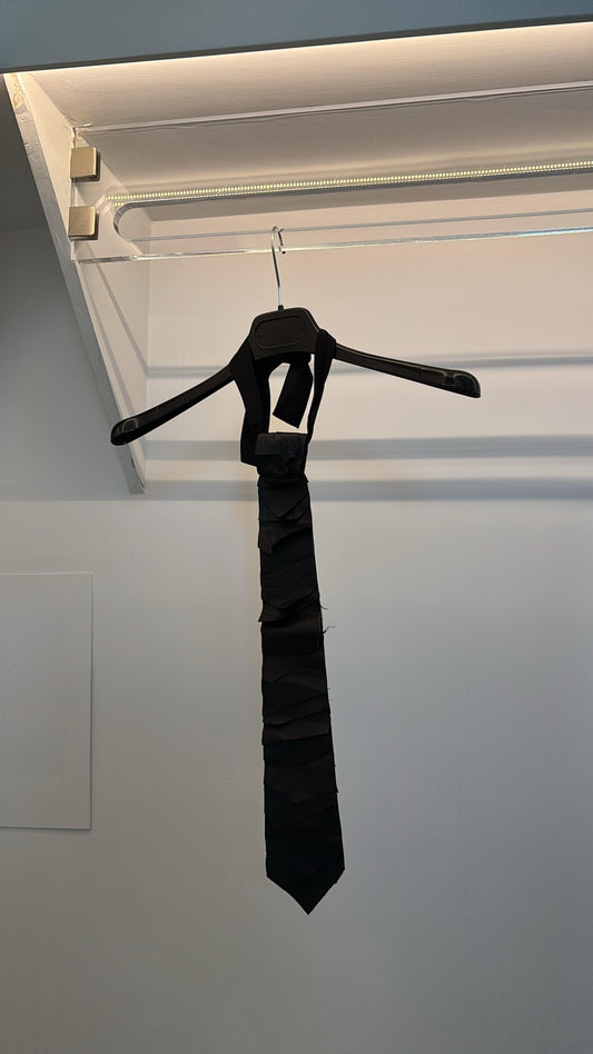 Cravattino in pelle Tadashi