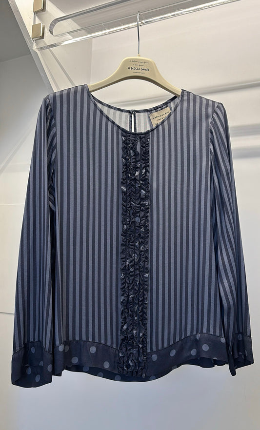 Blusa con rouches Alessia Santi