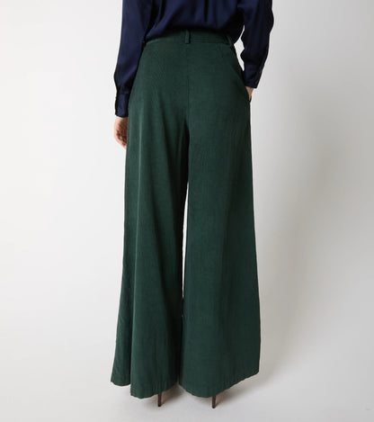 Pantalone ampio in velluto a coste Alessia Santi