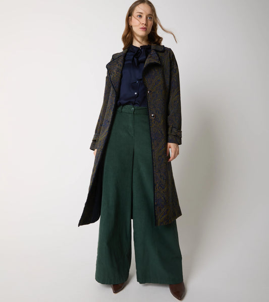 Pantalone ampio in velluto a coste Alessia Santi