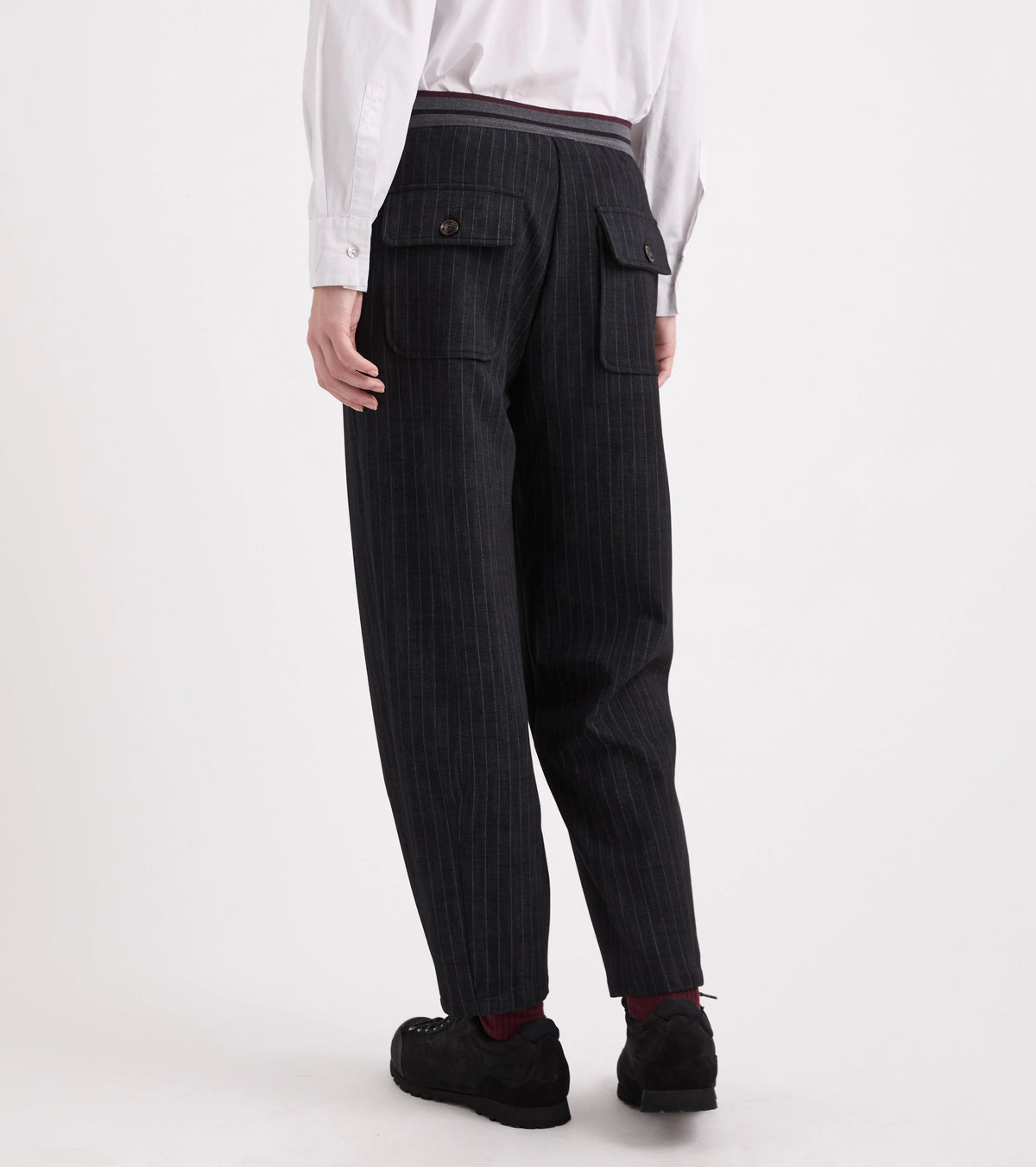 Pantalone dritto con fascia in vita Alessia Santi