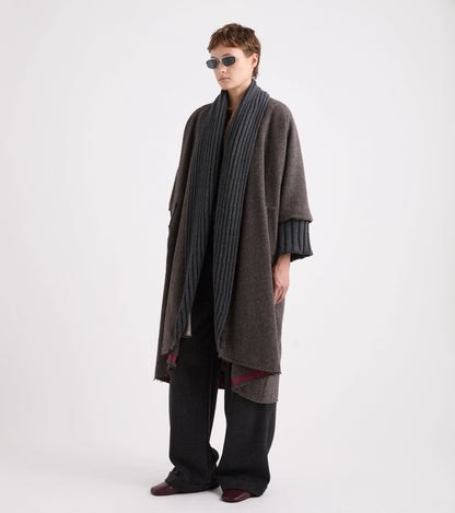 Cappotto con scollo a scialle Alessia Santi