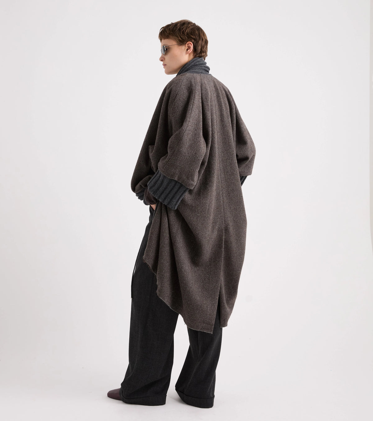Cappotto con scollo a scialle Alessia Santi