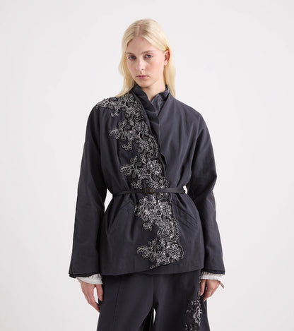 Giacca kimono con ricamo Alessia Santi