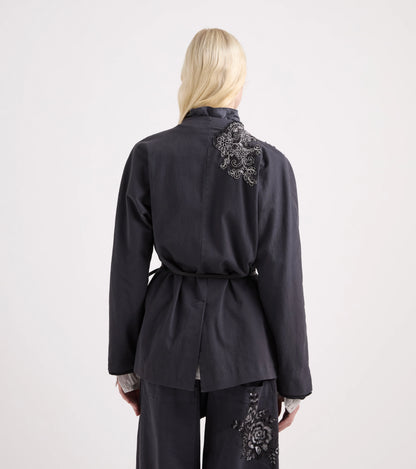Giacca kimono con ricamo Alessia Santi