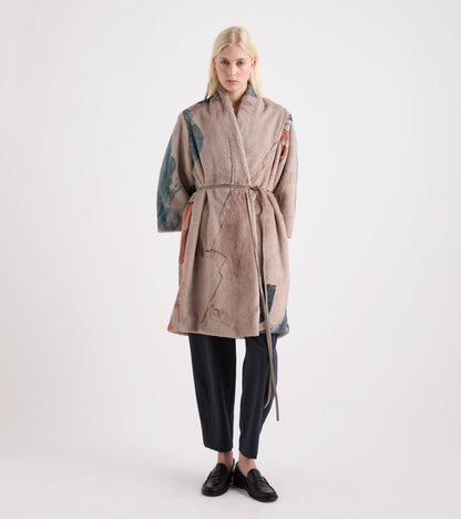Cappotto lungo in ecopelliccia Alessia Santi