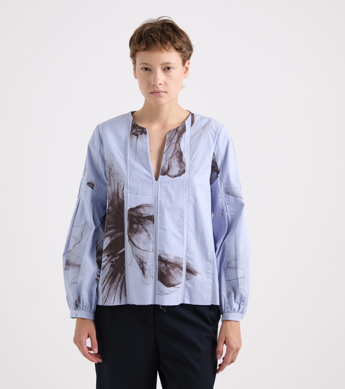 Blusa con stampa floreale Alessia Santi