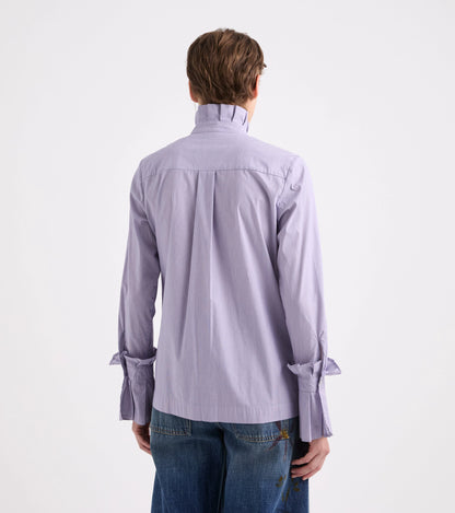 Camicia collo alto con rouches Alessia Santi