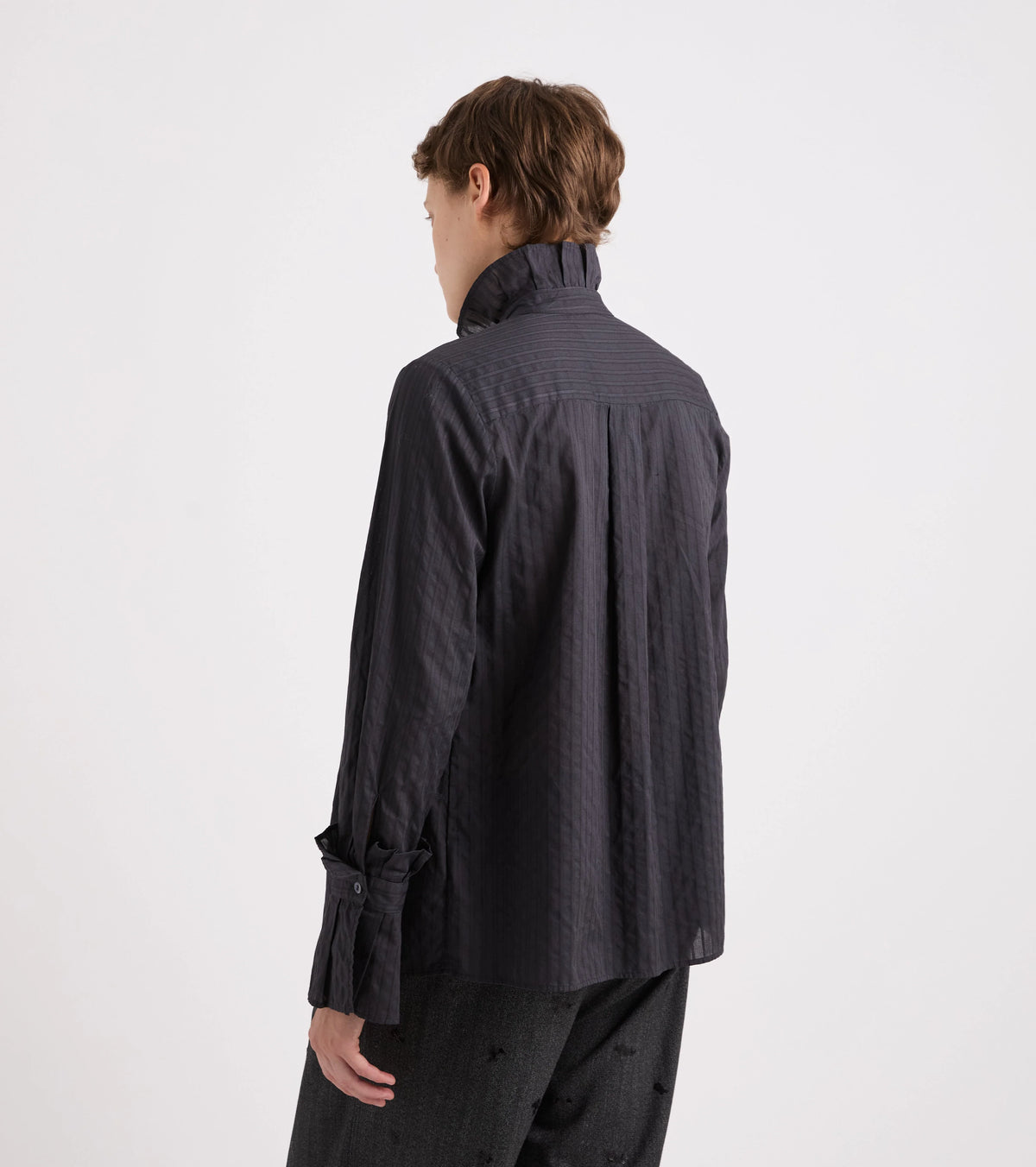 Camicia a righe collo alto Alessia Santi