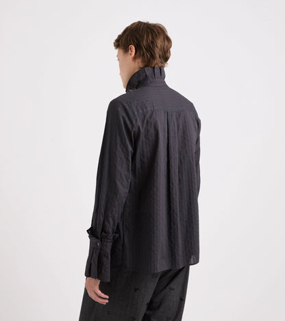 Camicia a righe collo alto Alessia Santi