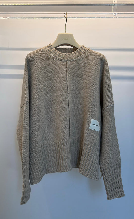 Maglione con patch LABORATORIO