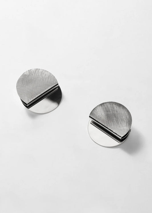 Orecchini MOON BRUSHED Nalì