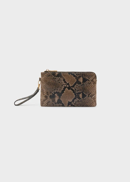Pochette da polso pitonata MELANIE Nalì