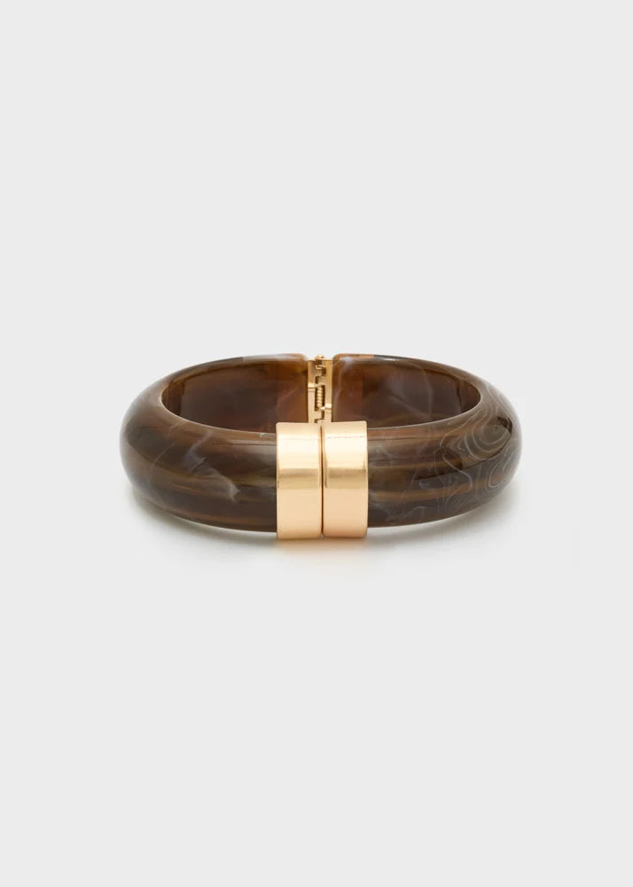 Bracciale rigido con chiusura oro MICHI Nalì