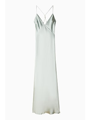 Abito lungo fluido in raso Patrizia Pepe