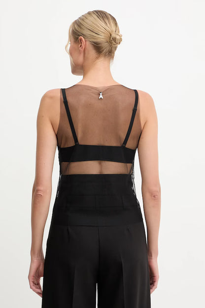 Top con applicazione gioiello Patrizia Pepe