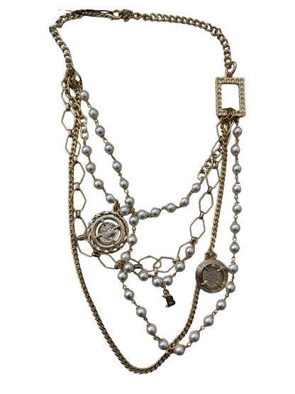 Collana con catene e perle MC8155 Babylon