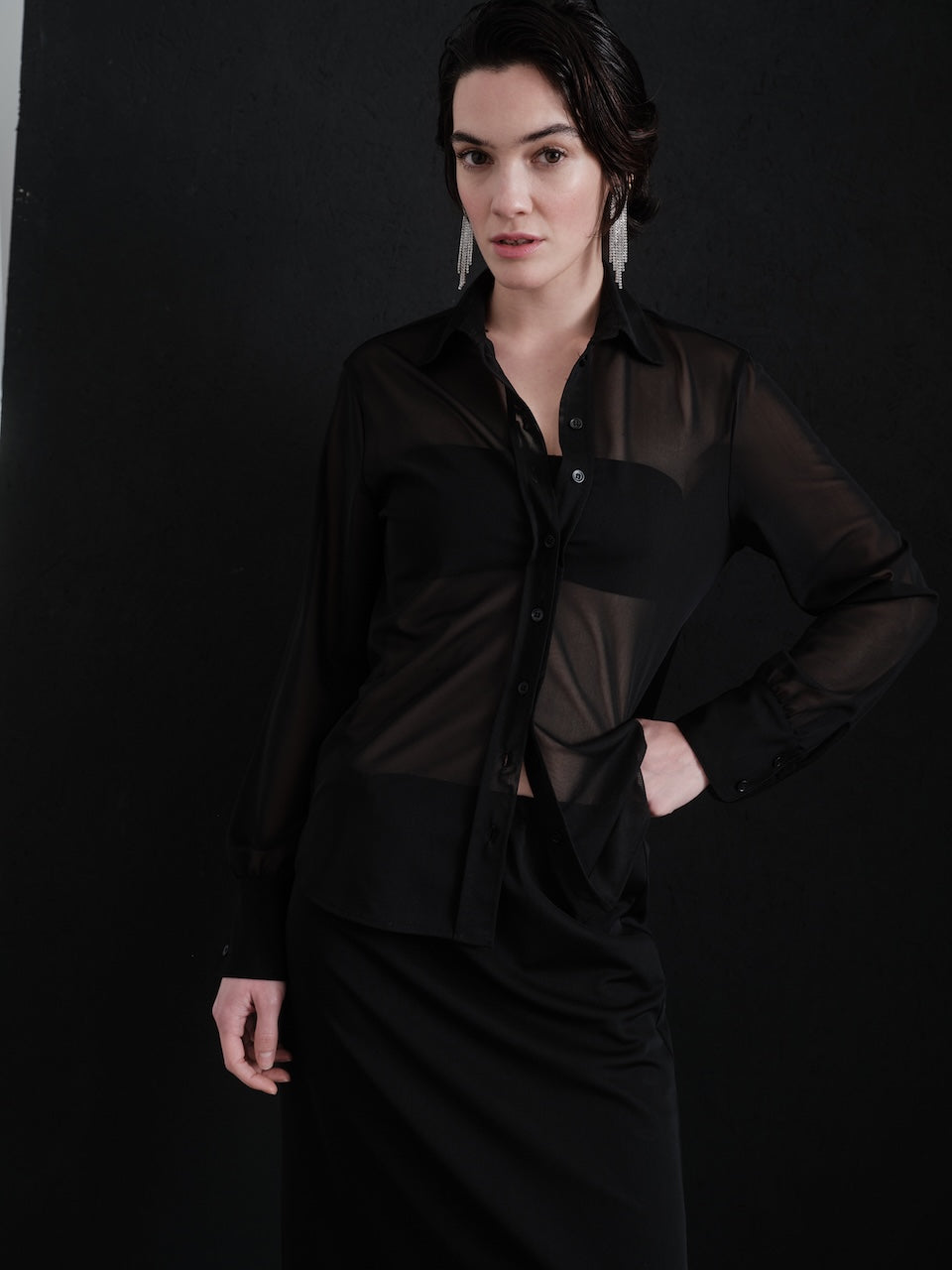 Camicia in guaina trasparente FLOOR