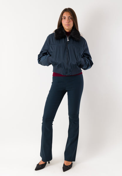 Bomber con collo in pelliccia Patrizia Pepe