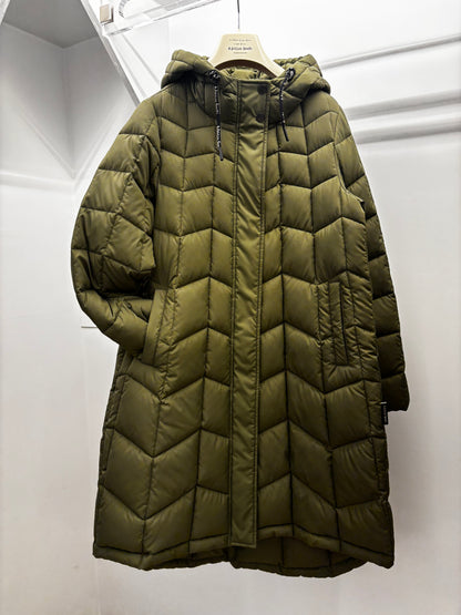 Piumino lungo asimmetrico Alessia Santi