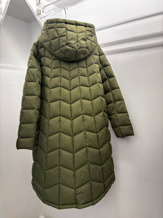 Piumino lungo asimmetrico Alessia Santi