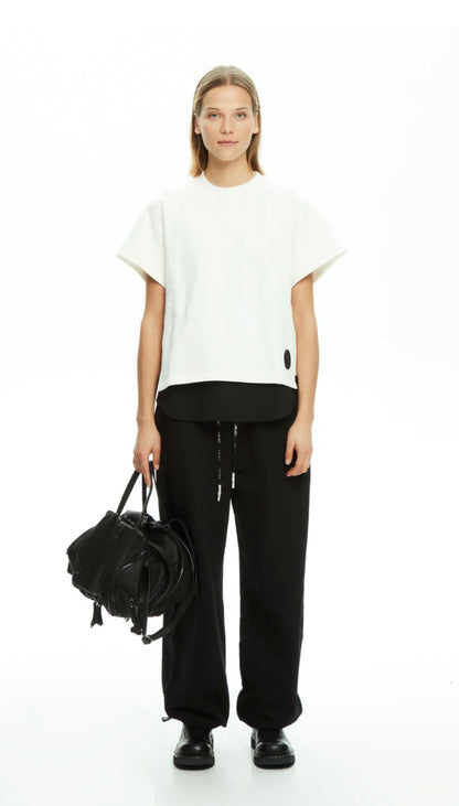 Felpa mezza manica doppiata MLO Malloni