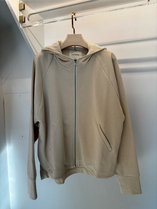 Felpa con zip asimmetrica LABORATORIO