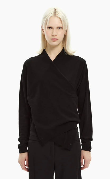 Maglia asimmetrica incrociata MLO Malloni