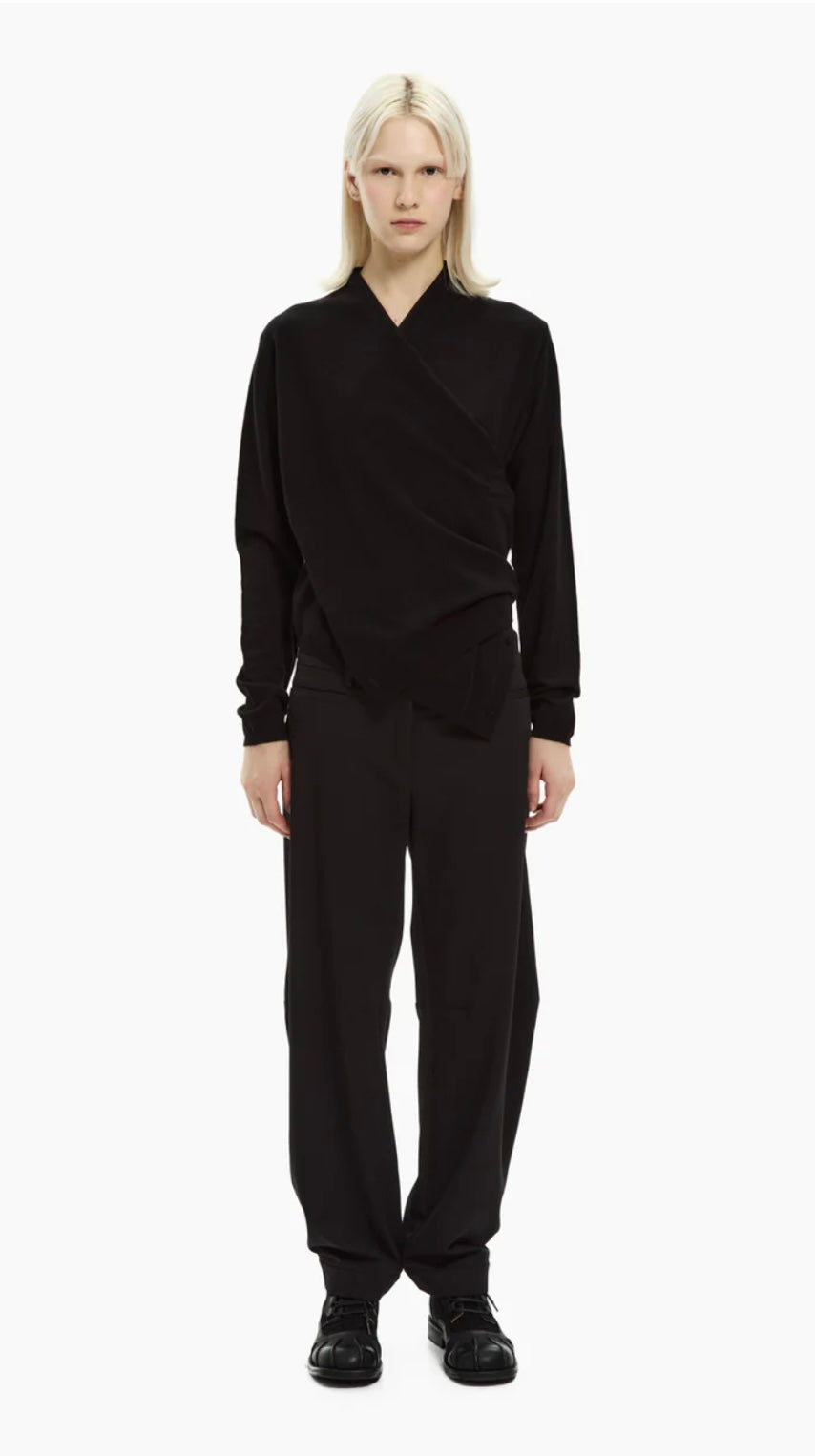 Maglia asimmetrica incrociata MLO Malloni