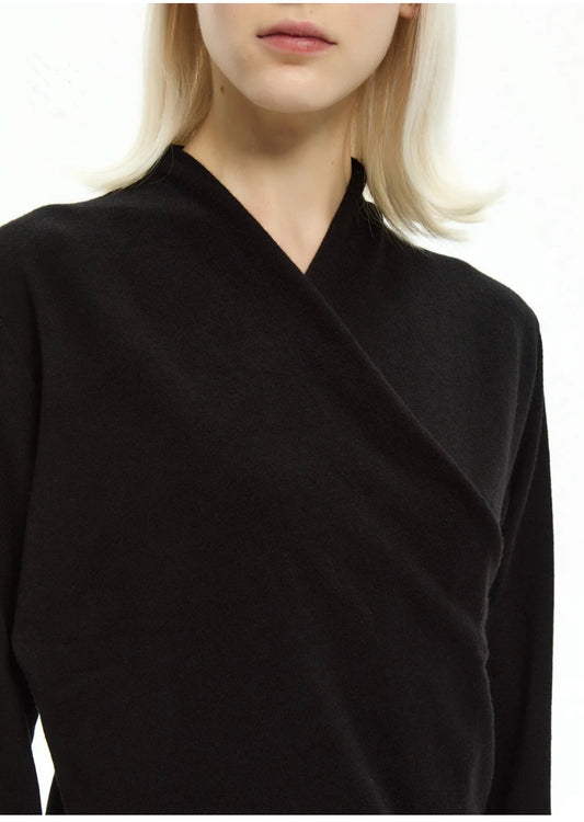 Maglia asimmetrica incrociata MLO Malloni