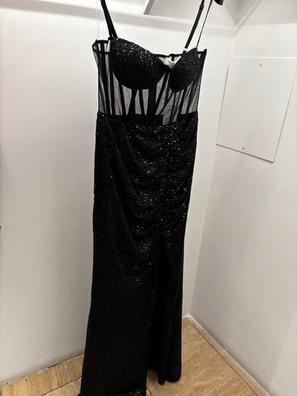 Abito lungo con pailettes Couture is Forever