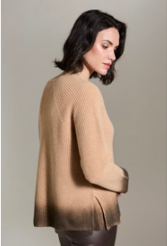 Maglia a coste stampa aerografo Arovescio