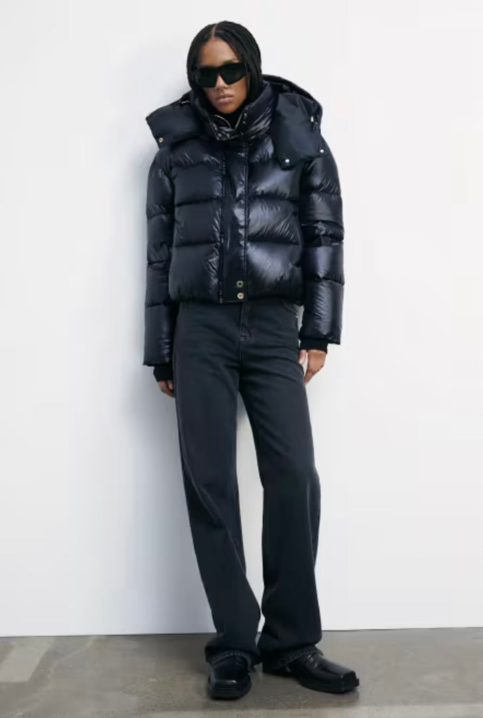 Piumino corto con cappuccio Patrizia Pepe