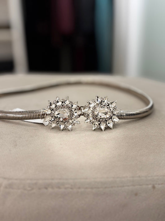 Cintura gioiello con strass argento I'mLovely