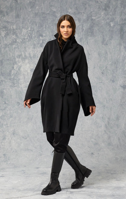 Cappotto ad uovo con cintura J'm Design