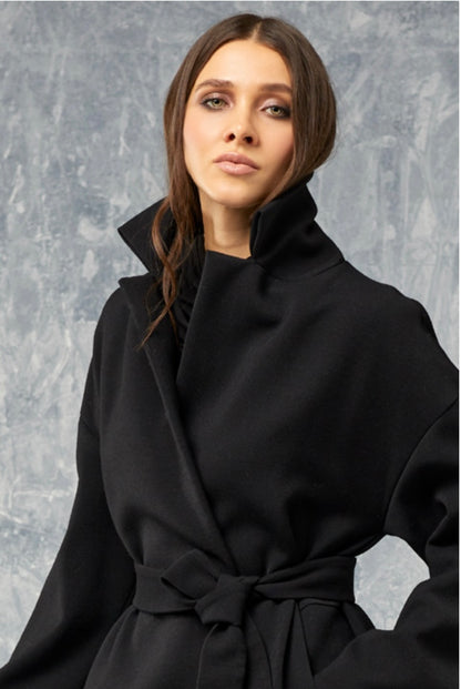 Cappotto ad uovo con cintura J'm Design