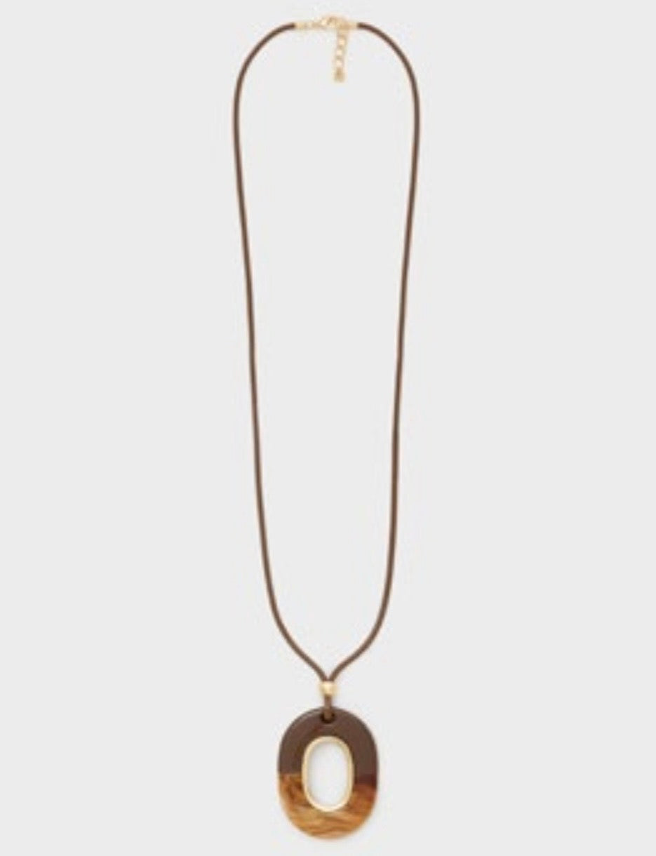 Collana pendente ovale VALE Nalì