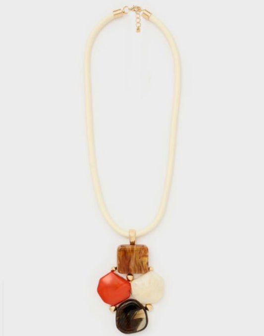 Collana in corda con pendente Nalì
