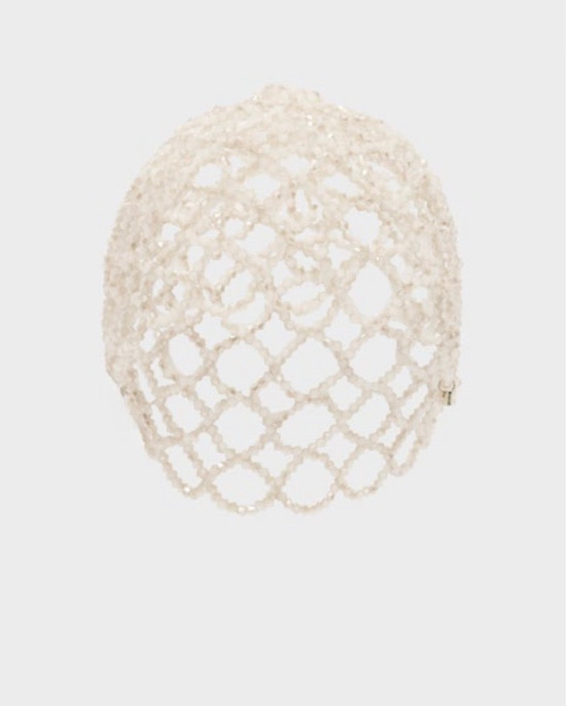 Cappello cuffia mesh con pietre Nalì