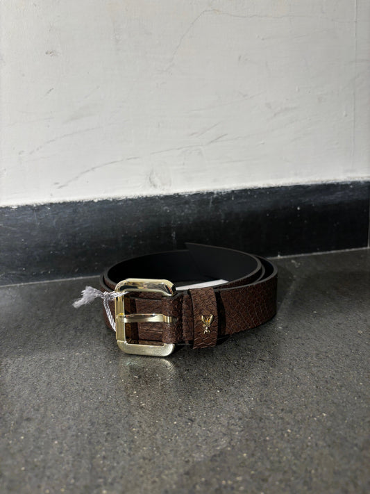 Cintura pitonata in pelle Patrizia Pepe