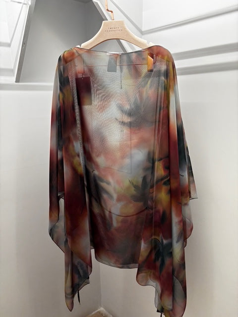 Poncho fantasia Patrizia Pepe