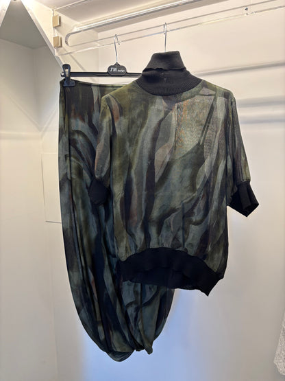 Gonna lunga camouflage J'm Design
